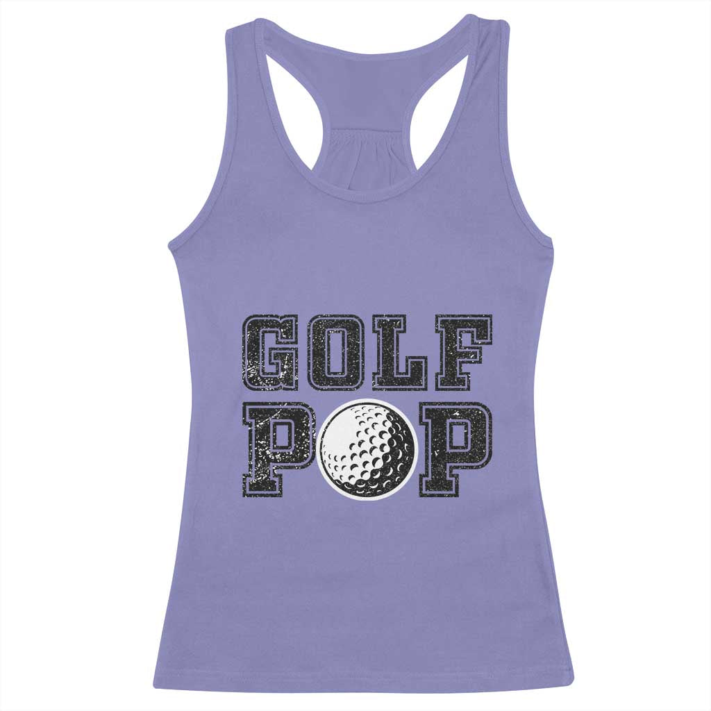 Golf Dad Racerback Tank Top Golf Pop Master Father's Day - Wonder Print Shop