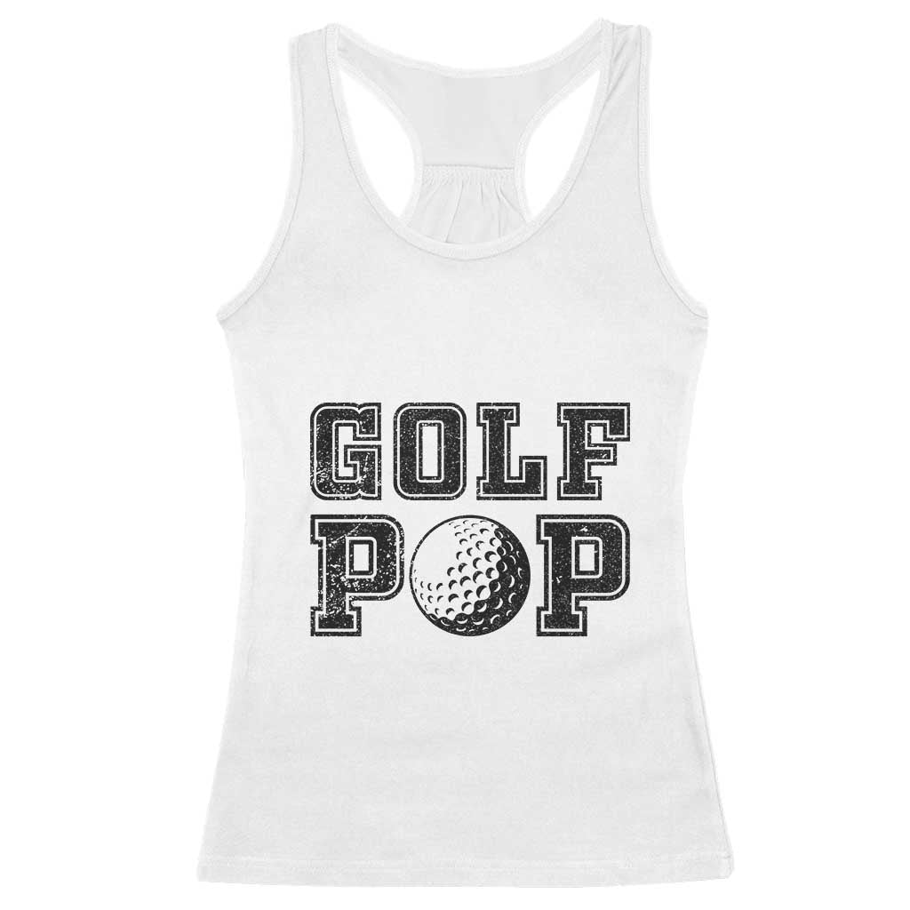 Golf Dad Racerback Tank Top Golf Pop Master Father's Day - Wonder Print Shop