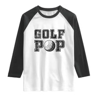Golf Dad Raglan Shirt Golf Pop Master Father's Day - Wonder Print Shop