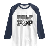 Golf Dad Raglan Shirt Golf Pop Master Father's Day - Wonder Print Shop