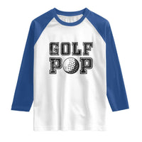 Golf Dad Raglan Shirt Golf Pop Master Father's Day - Wonder Print Shop