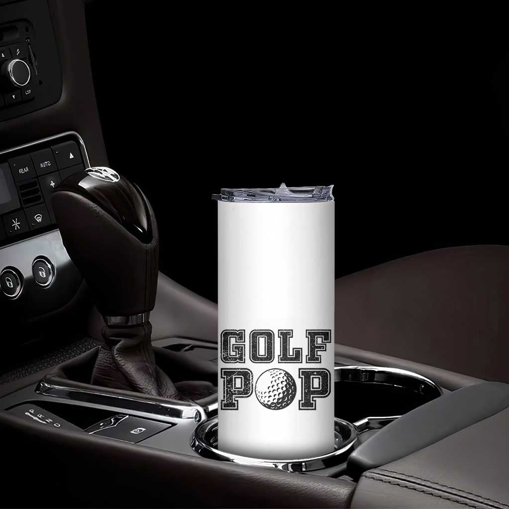 Golf Dad Skinny Tumbler Golf Pop Master Father's Day - Wonder Print Shop