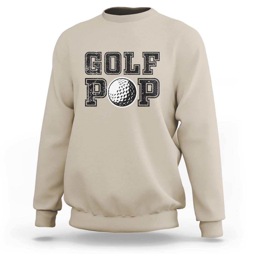 Golf Dad Sweatshirt Golf Pop Master Father's Day - Wonder Print Shop