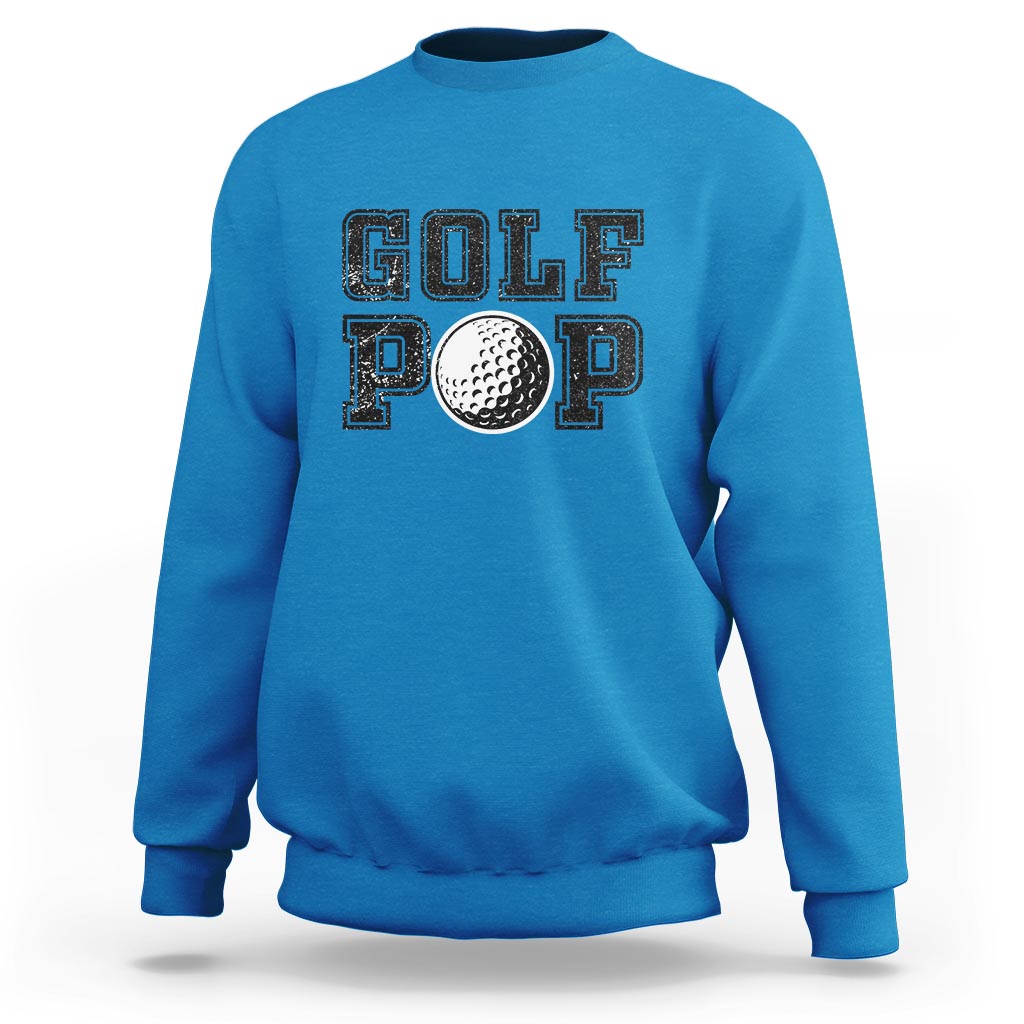 Golf Dad Sweatshirt Golf Pop Master Father's Day - Wonder Print Shop