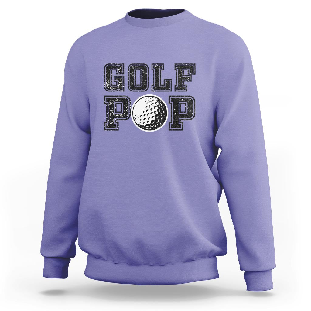 Golf Dad Sweatshirt Golf Pop Master Father's Day - Wonder Print Shop