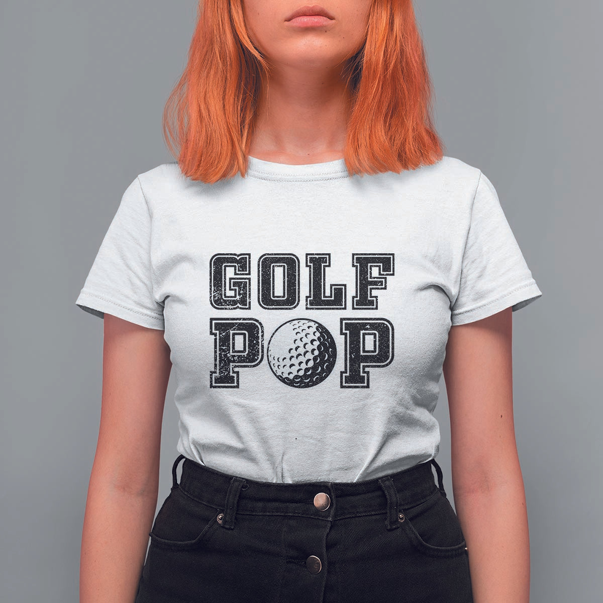 Golf Dad T Shirt For Women Golf Pop Master Father's Day - Wonder Print Shop