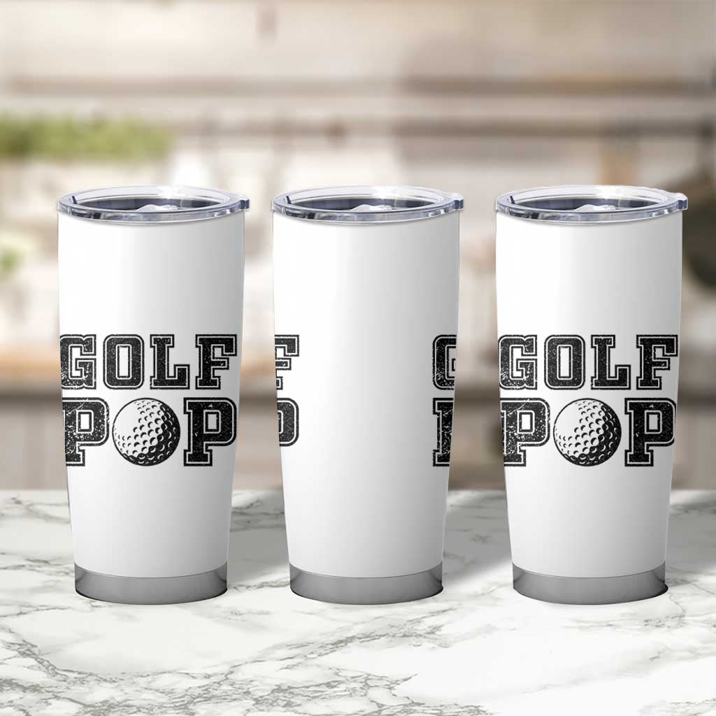 Golf Dad Tumbler Cup Golf Pop Master Father's Day - Wonder Print Shop