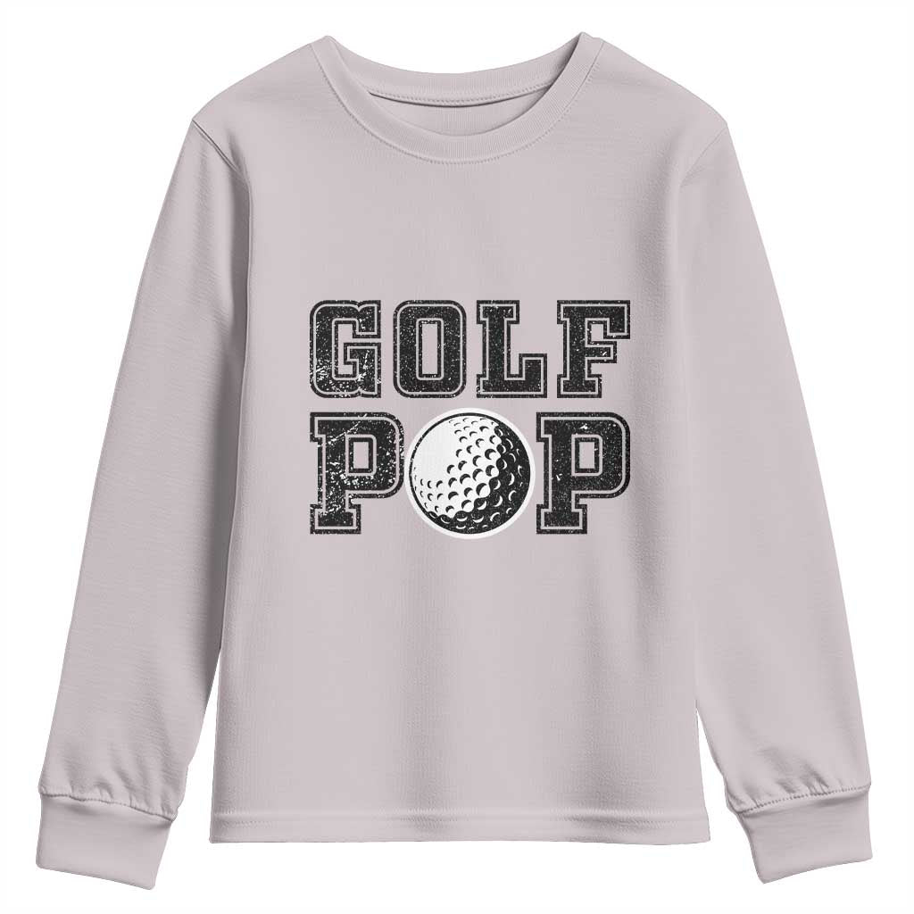 Golf Dad Youth Sweatshirt Golf Pop Master Father's Day - Wonder Print Shop