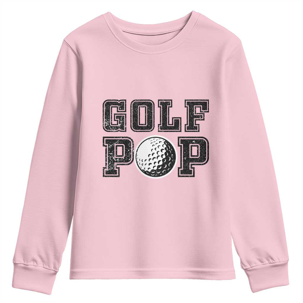 Golf Dad Youth Sweatshirt Golf Pop Master Father's Day - Wonder Print Shop