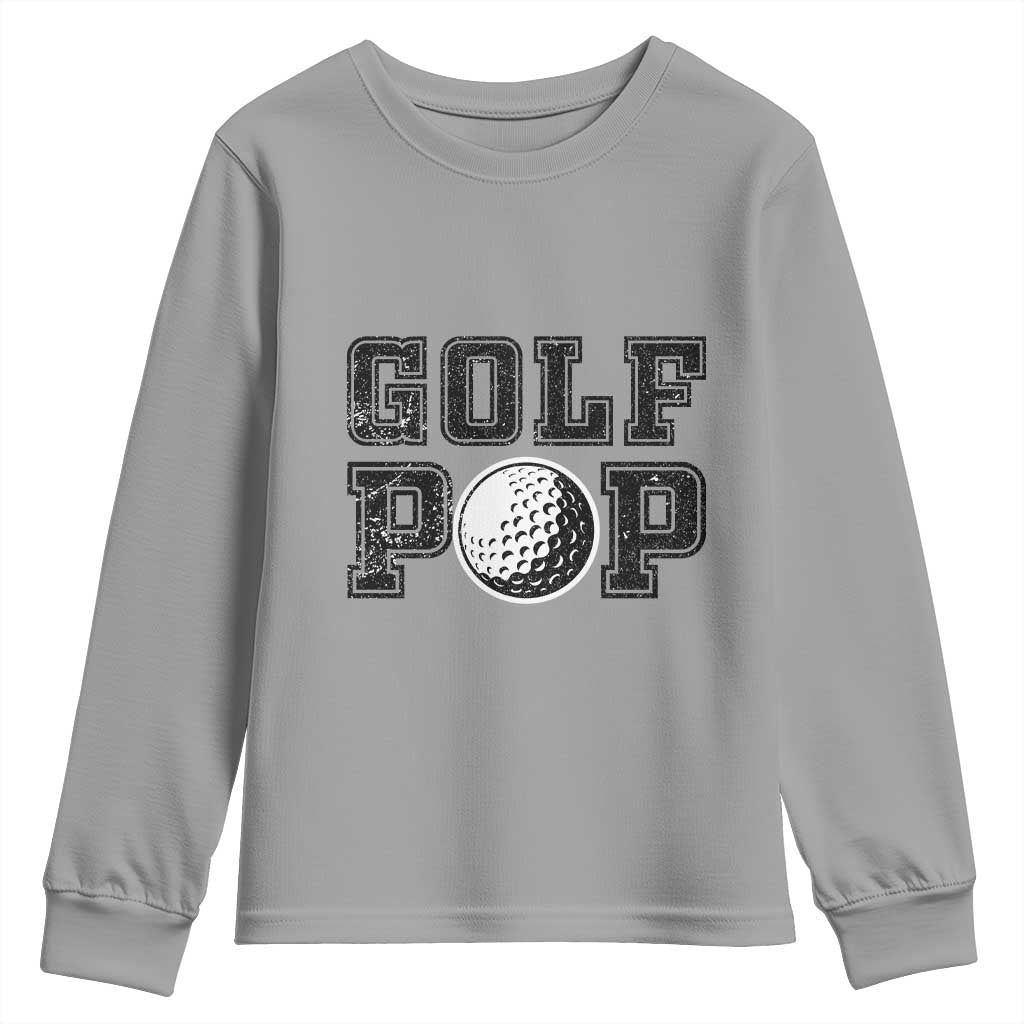 Golf Dad Youth Sweatshirt Golf Pop Master Father's Day - Wonder Print Shop