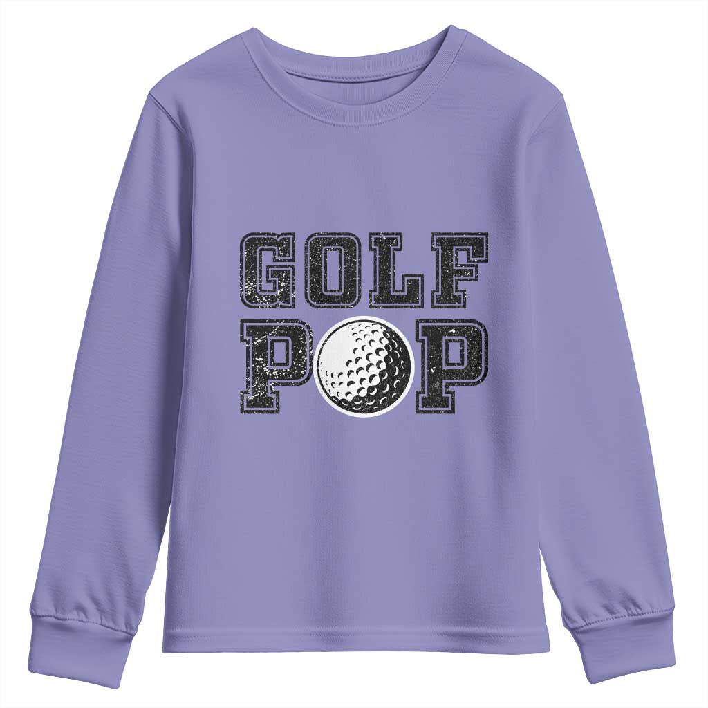 Golf Dad Youth Sweatshirt Golf Pop Master Father's Day - Wonder Print Shop