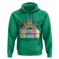 Teacher Hoodie Teaching Future Leaders Retro Groovy Education Back To School - Wonder Print Shop