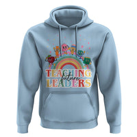 Teacher Hoodie Teaching Future Leaders Retro Groovy Education Back To School - Wonder Print Shop