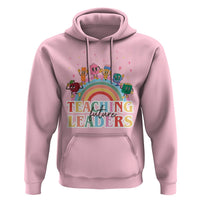 Teacher Hoodie Teaching Future Leaders Retro Groovy Education Back To School - Wonder Print Shop