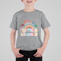 Teacher T Shirt For Kid Teaching Future Leaders Retro Groovy Education Back To School - Wonder Print Shop