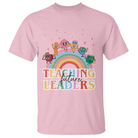 Teacher T Shirt Teaching Future Leaders Retro Groovy Education Back To School - Wonder Print Shop