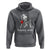 Funny Skull Hoodie Staying Alive Skeleton Drink Coffee - Wonder Print Shop