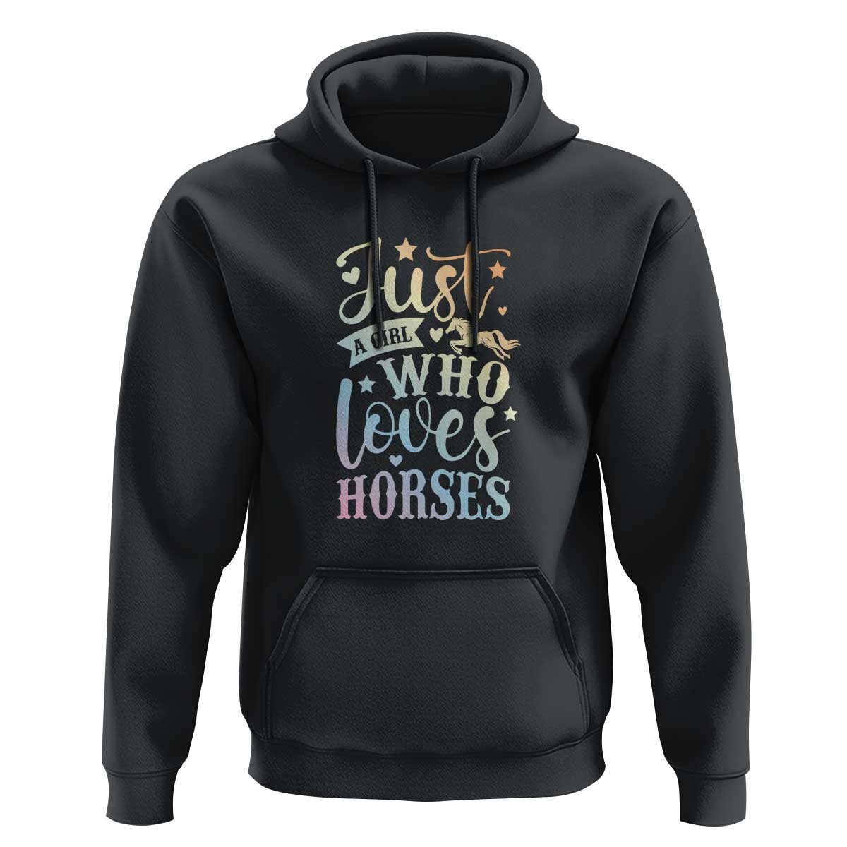 Horse Lover Hoodie Just A Girl Who Loves Horse - Wonder Print Shop