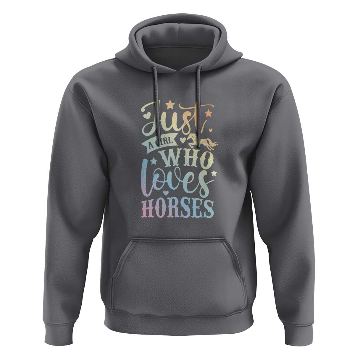 Horse Lover Hoodie Just A Girl Who Loves Horse - Wonder Print Shop
