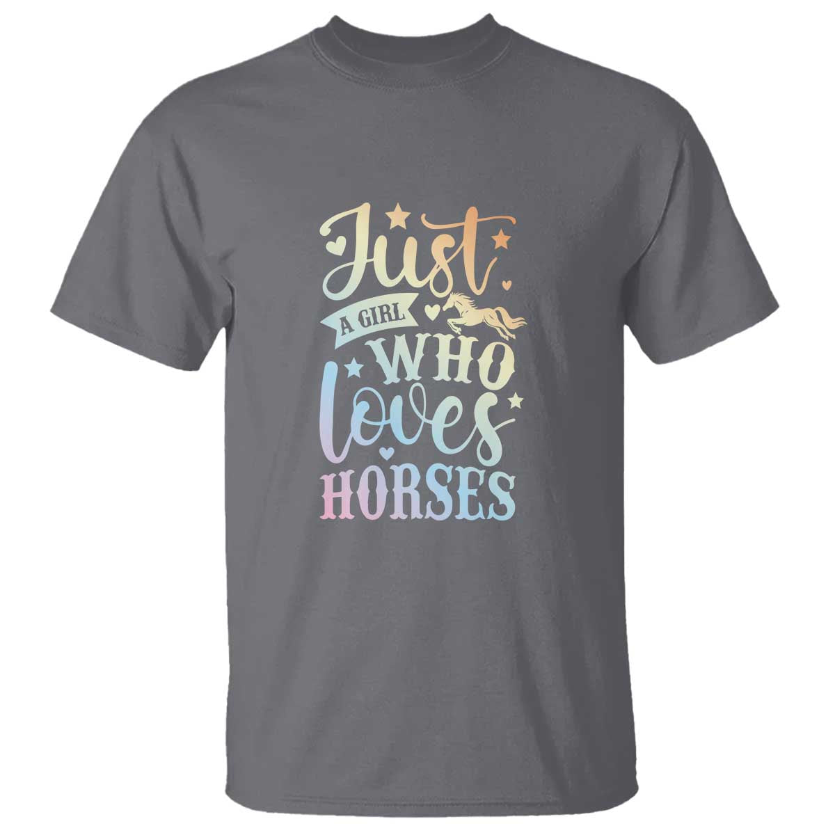 Horse Lover T Shirt Just A Girl Who Loves Horse - Wonder Print Shop