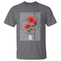 Decoration Day T Shirt Memorial Day Red Poppy Flower - Wonder Print Shop
