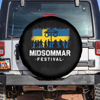 Funny Midsommar Festival Spare Tire Cover Sweden Summer Festival Maypole