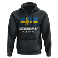 Funny Midsommar Festival Hoodie Sweden Summer Festival Maypole