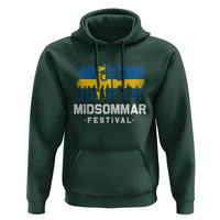 Funny Midsommar Festival Hoodie Sweden Summer Festival Maypole