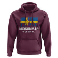 Funny Midsommar Festival Hoodie Sweden Summer Festival Maypole