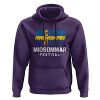 Funny Midsommar Festival Hoodie Sweden Summer Festival Maypole