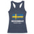 Funny Midsommar Festival Racerback Tank Top Sweden Summer Festival Maypole