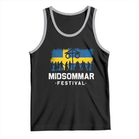 Funny Midsommar Festival Tank Top Sweden Summer Festival Maypole