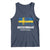 Funny Midsommar Festival Tank Top Sweden Summer Festival Maypole