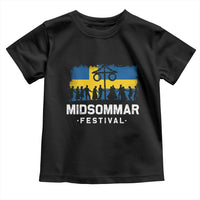 Funny Midsommar Festival Toddler T Shirt Sweden Summer Festival Maypole