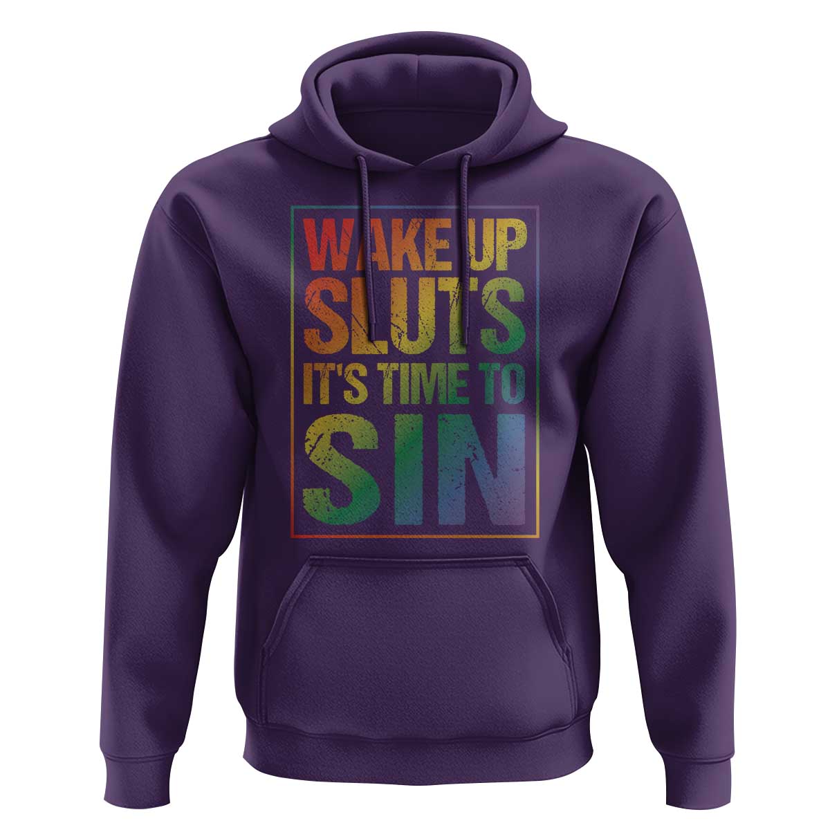Funny Wake Up Sluts Its Time To Sin LGBTQ Hoodie