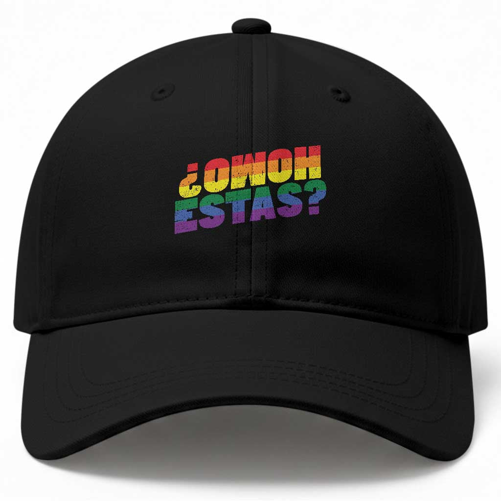 Funny Spanish Mexican Homo Estas Baseball Cap Gay Pride Ally LGBTQ Month