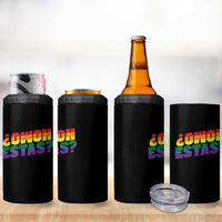 Funny Spanish Mexican Homo Estas 4 in 1 Can Cooler Tumbler Gay Pride Ally LGBTQ Month
