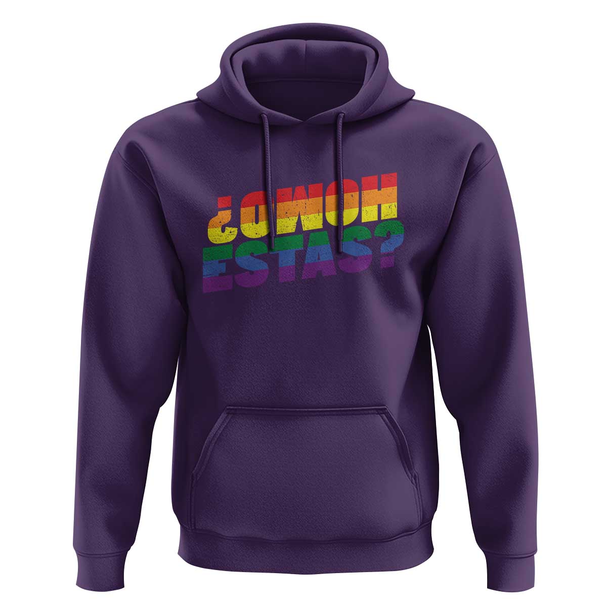 Funny Spanish Mexican Homo Estas Hoodie Gay Pride Ally LGBTQ Month