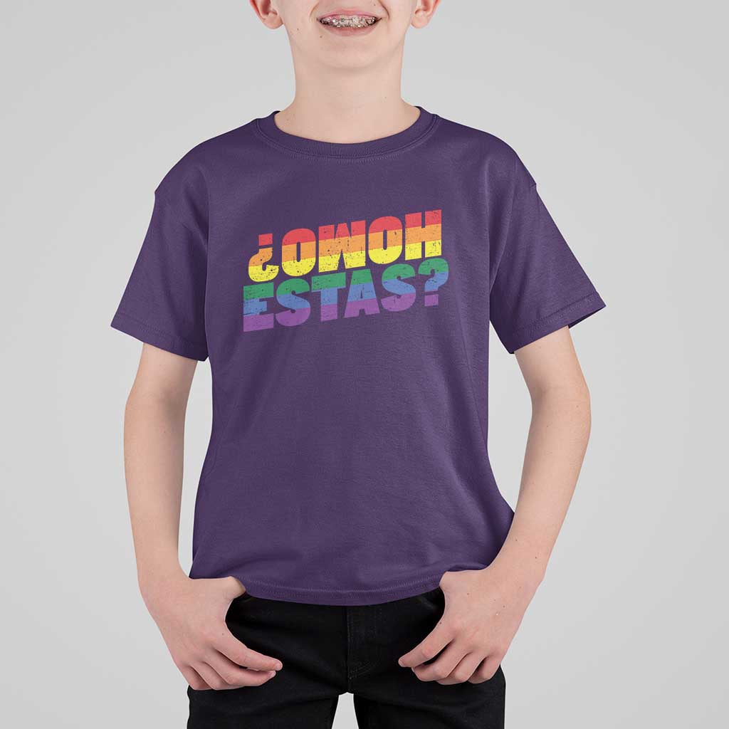 Funny Spanish Mexican Homo Estas T Shirt For Kid Gay Pride Ally LGBTQ Month