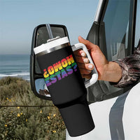 Funny Spanish Mexican Homo Estas Tumbler With Handle Gay Pride Ally LGBTQ Month