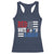 Funny American Drinking Racerback Tank Top Red White And Beer 4th Of July USA Flag - Wonder Print Shop