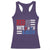 Funny American Drinking Racerback Tank Top Red White And Beer 4th Of July USA Flag - Wonder Print Shop