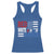 Funny American Drinking Racerback Tank Top Red White And Beer 4th Of July USA Flag - Wonder Print Shop