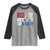 Funny American Drinking Raglan Shirt Red White And Beer 4th Of July USA Flag - Wonder Print Shop