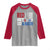 Funny American Drinking Raglan Shirt Red White And Beer 4th Of July USA Flag - Wonder Print Shop