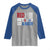 Funny American Drinking Raglan Shirt Red White And Beer 4th Of July USA Flag - Wonder Print Shop