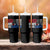 Funny American Drinking Tumbler With Handle Red White And Beer 4th Of July USA Flag - Wonder Print Shop