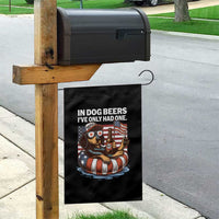 Funny In Dog Beers I've Only Had One Garden Flag 4th Of July Drinking Dachshund Beer American Flag - Wonder Print Shop