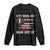 Funny American Drinking Long Sleeve Shirt Let's Drink And Blow Shit Up 4th Of July Beer Rocket - Wonder Print Shop
