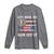 Funny American Drinking Long Sleeve Shirt Let's Drink And Blow Shit Up 4th Of July Beer Rocket - Wonder Print Shop